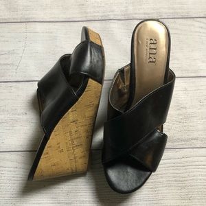 Black Cork Wedges a.n.a.